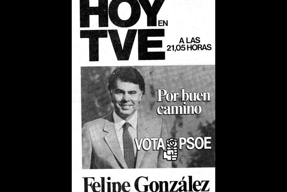 Propaganda electoral en las elecciones generales de 1986