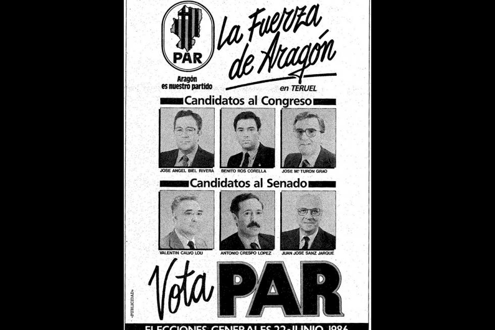 Propaganda electoral en las elecciones generales de 1986