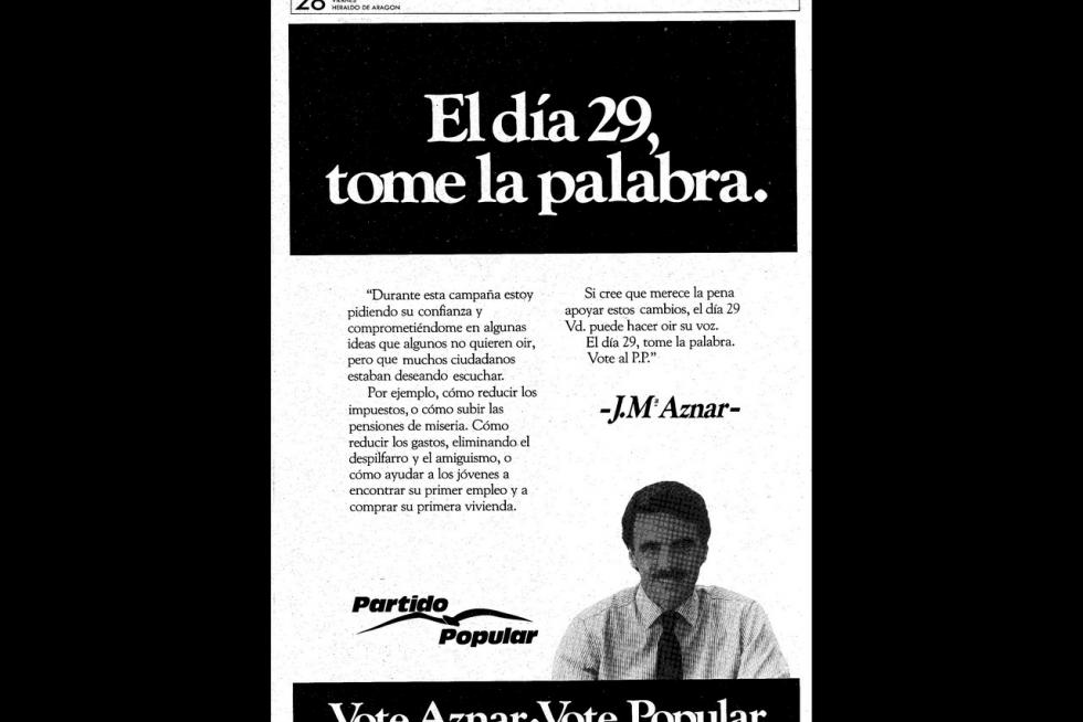Propaganda electoral en las elecciones generales de 1989