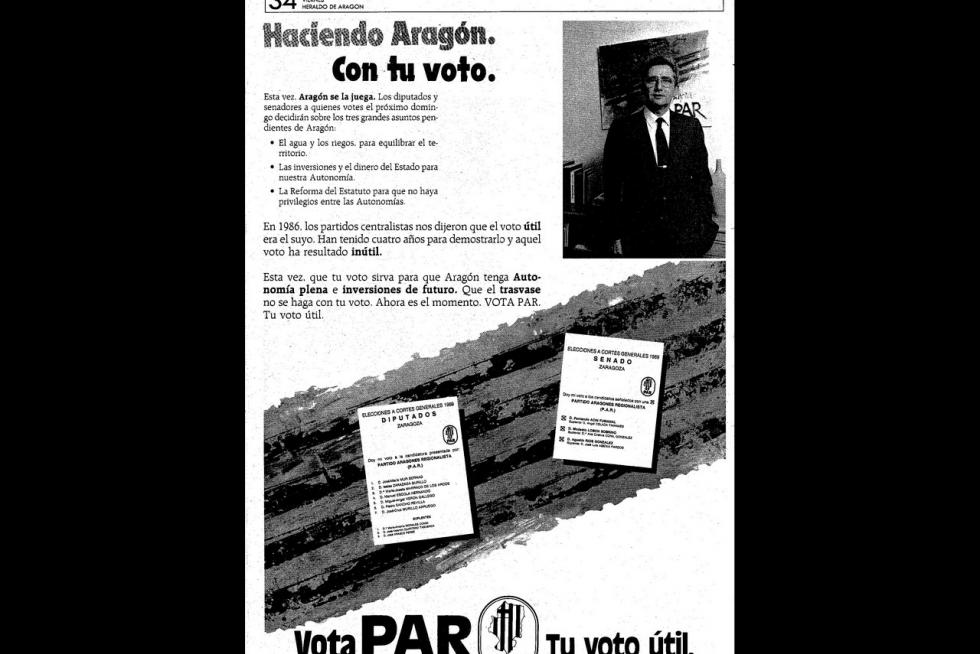 Propaganda electoral en las elecciones generales de 1989