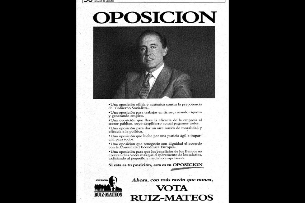 Propaganda electoral en las elecciones generales de 1989