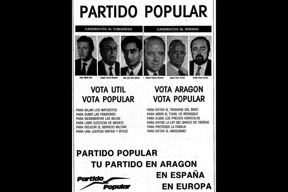 Propaganda electoral en las elecciones generales de 1989
