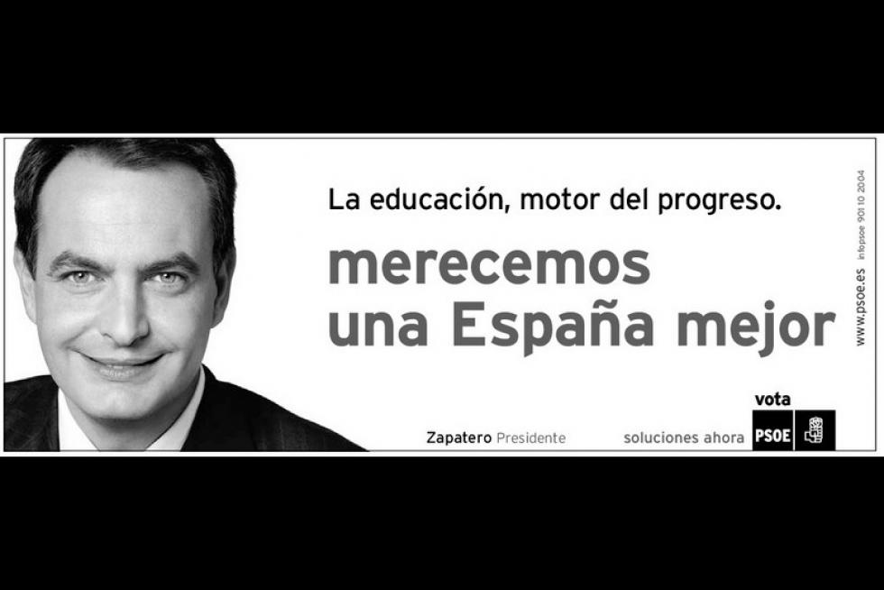 Propaganda electoral en las elecciones generales de 2004