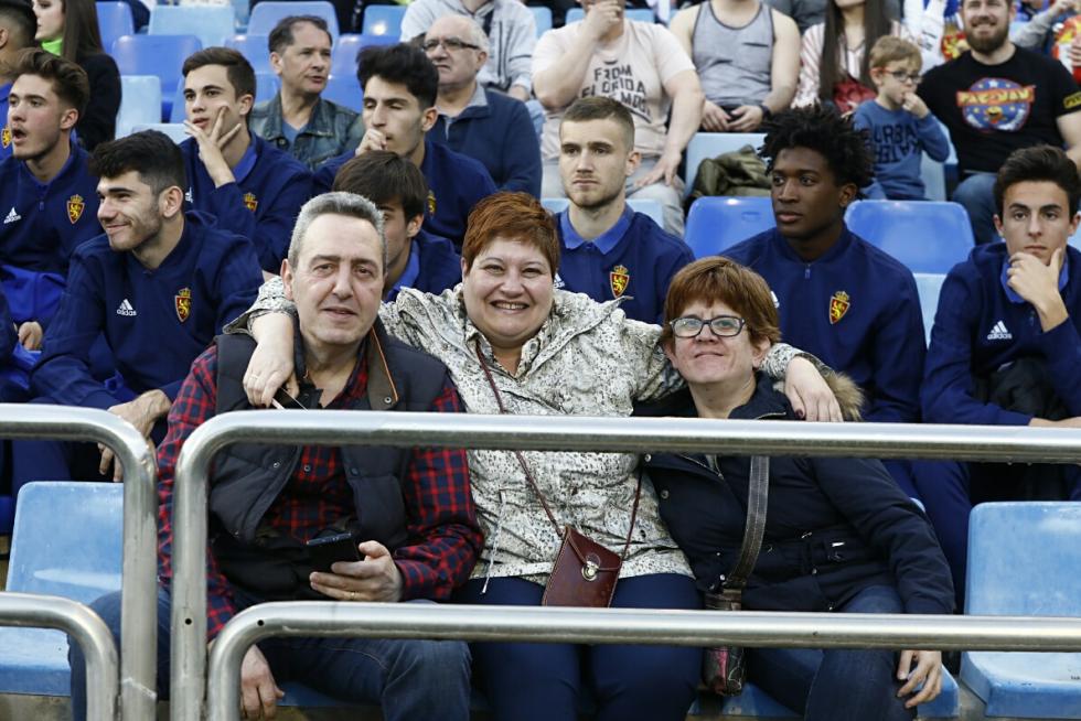 Búscate en La Romareda durante el partido Real Zaragoza – Alcorcón