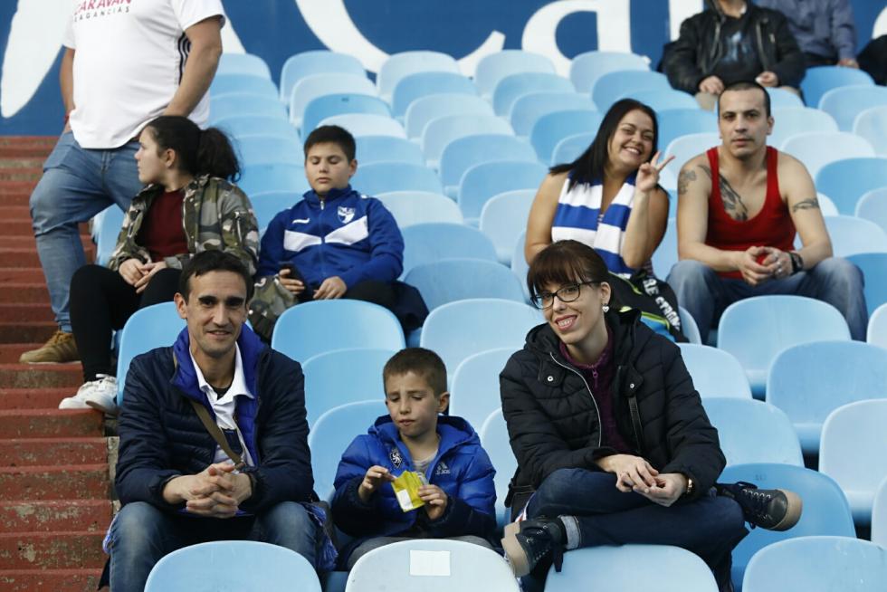 Búscate en La Romareda durante el partido Real Zaragoza – Alcorcón