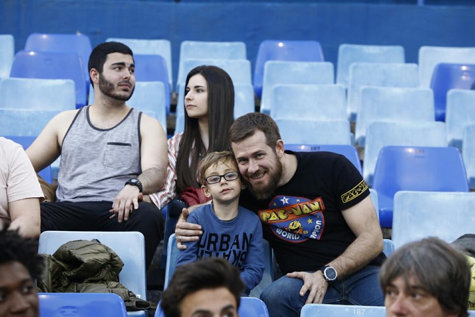 Búscate en La Romareda durante el partido Real Zaragoza – Alcorcón