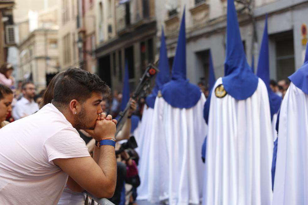 Procesión de la Humildad del Domigo de Ramos en Zaragoza