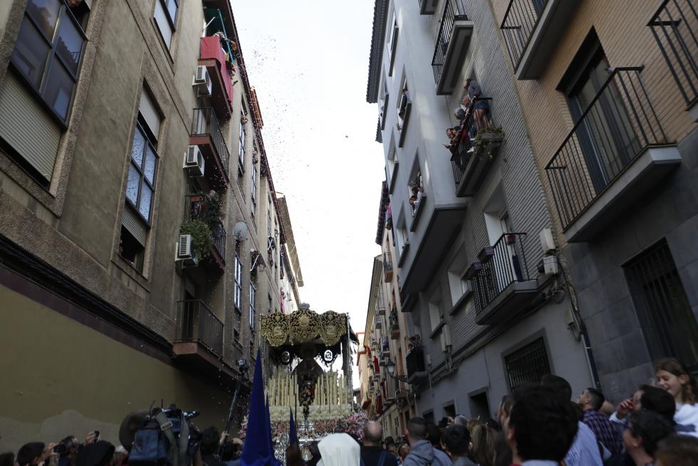 Procesión de la Humildad del Domigo de Ramos en Zaragoza