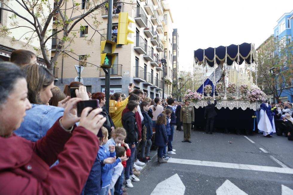 Procesión de la Humildad del Domigo de Ramos en Zaragoza