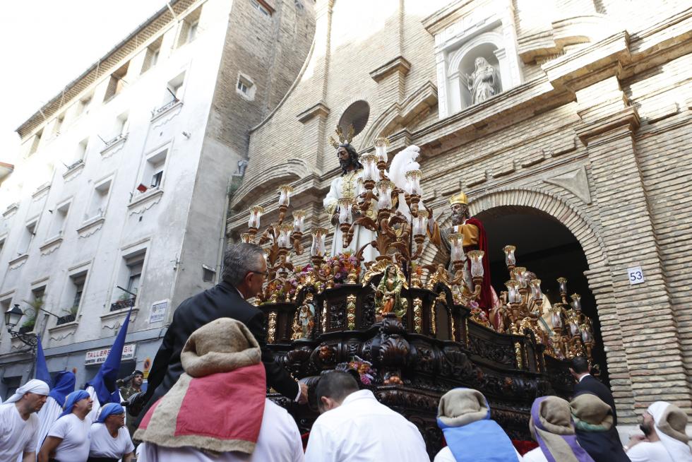 Procesión de la Humildad del Domigo de Ramos en Zaragoza