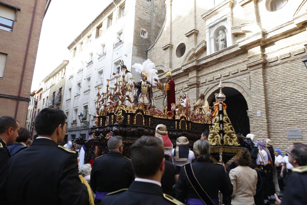 Procesión de la Humildad del Domigo de Ramos en Zaragoza