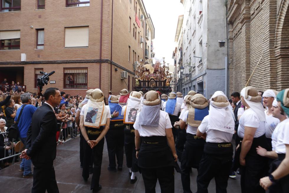 Procesión de la Humildad del Domigo de Ramos en Zaragoza