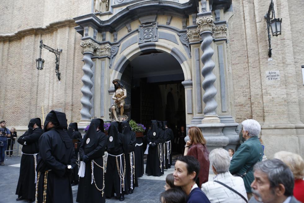 Procesión del Ecce Homo del Domingo de Ramos en Zaragoza