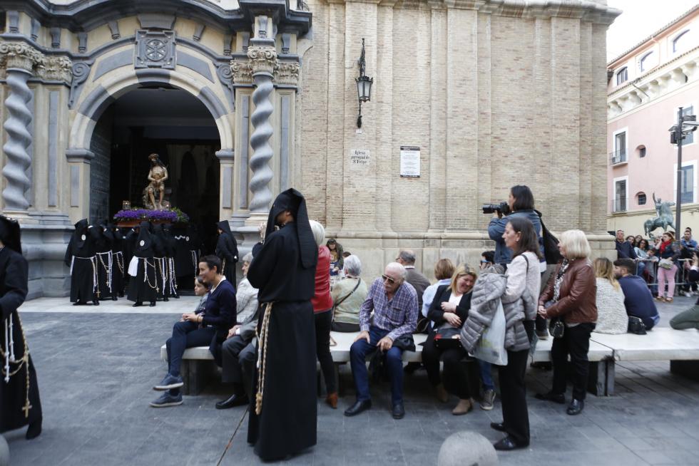 Procesión del Ecce Homo del Domingo de Ramos en Zaragoza