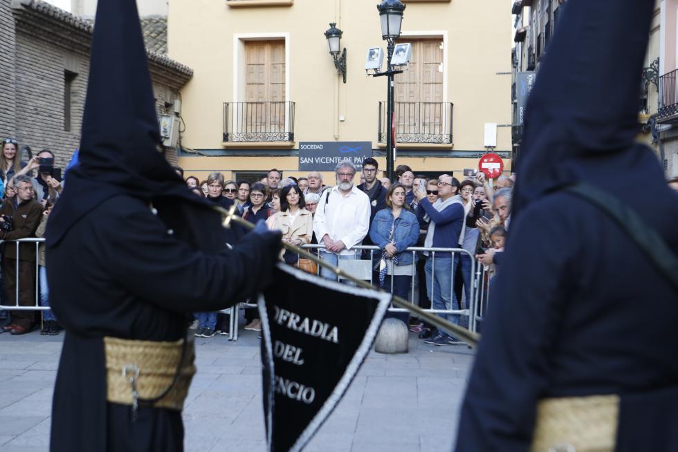 Procesión del Silencio del Domingo de Ramos en Zaragoza