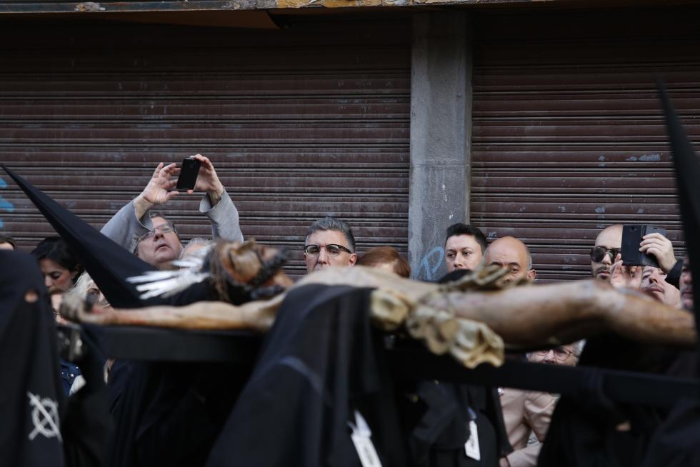 Procesión del Silencio del Domingo de Ramos en Zaragoza