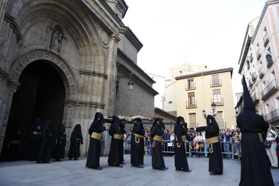 Procesión del Silencio del Domingo de Ramos en Zaragoza
