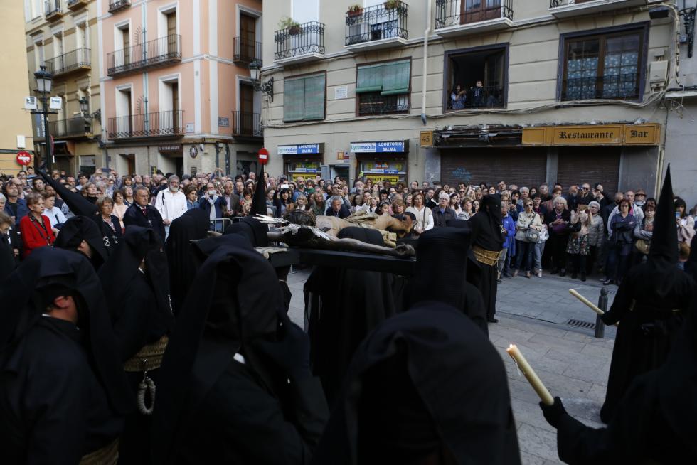 Procesión del Silencio del Domingo de Ramos en Zaragoza