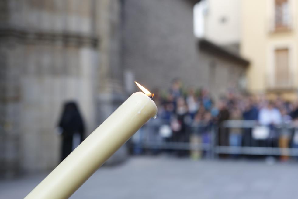 Procesión del Silencio del Domingo de Ramos en Zaragoza