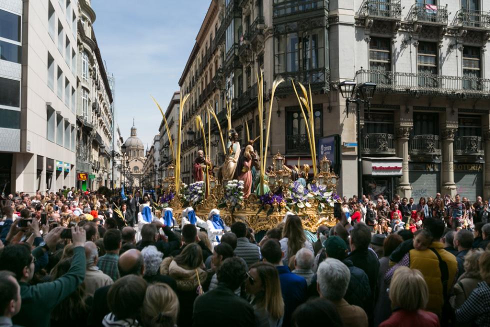 Semana Santa 2019: Procesión del Domingo de Ramos en Zaragoza