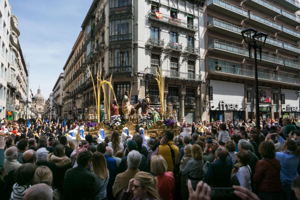 Semana Santa 2019: Procesión del Domingo de Ramos en Zaragoza