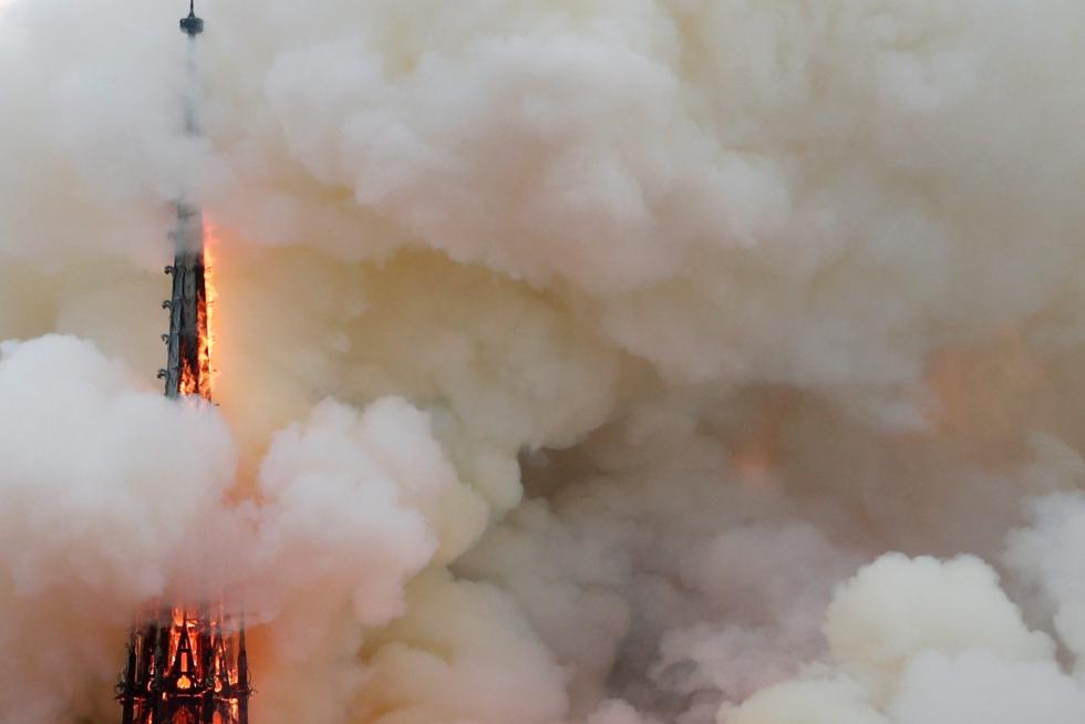 Incendio en la catedral de Notre Dame