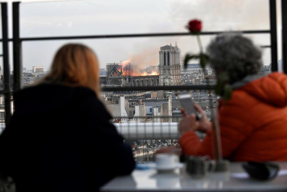 Incendio en la catedral de Notre Dame