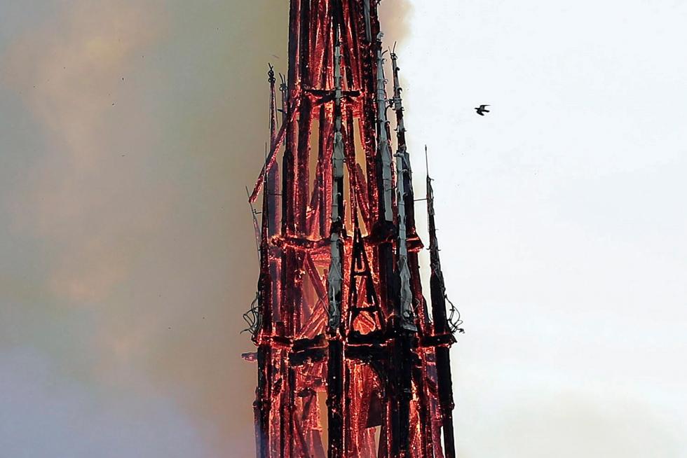 Incendio en la catedral de Notre Dame