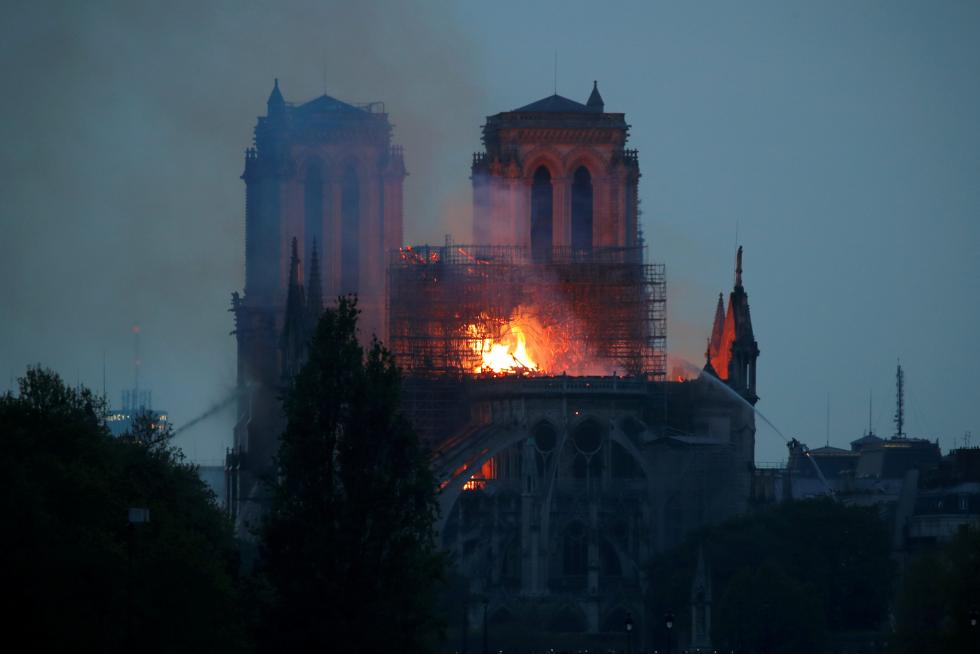 Incendio en la catedral de Notre Dame