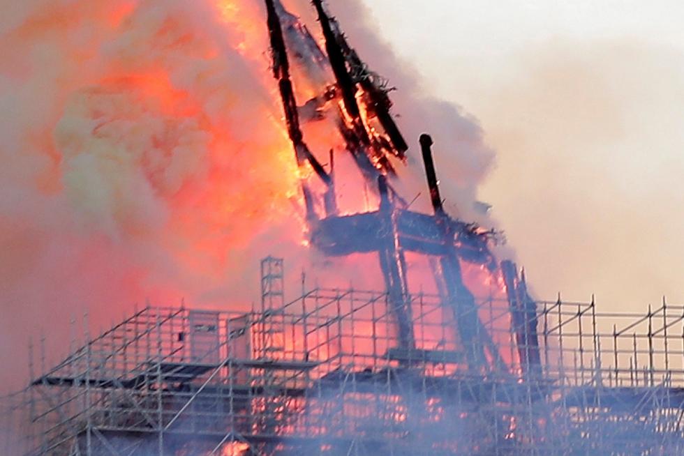 Incendio en la catedral de Notre Dame