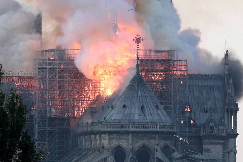 Incendio en la catedral de Notre Dame