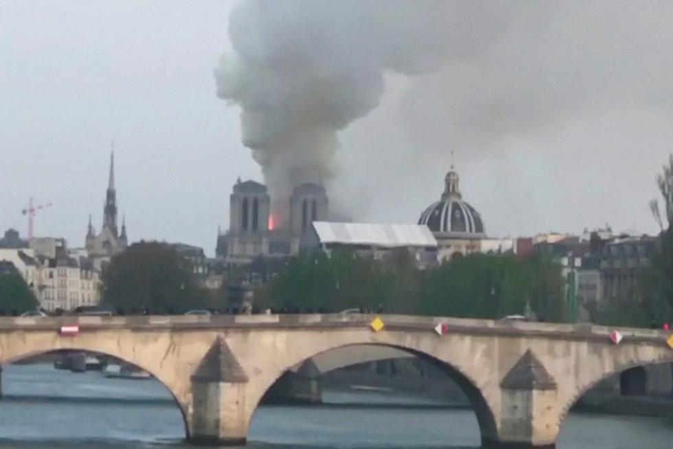 Incendio en la catedral de Notre Dame