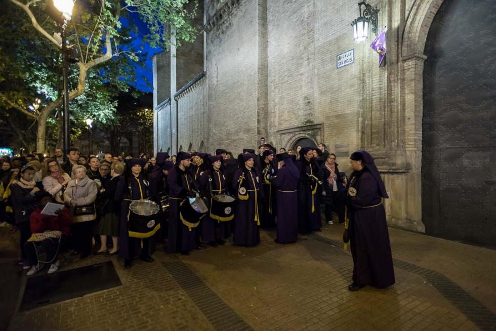 Imágenes de las procesiones del Lunes Santo en Zaragoza