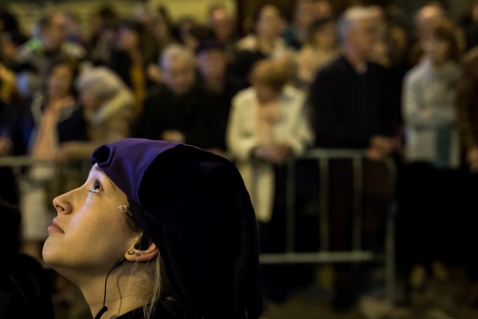 Imágenes de las procesiones del Lunes Santo en Zaragoza