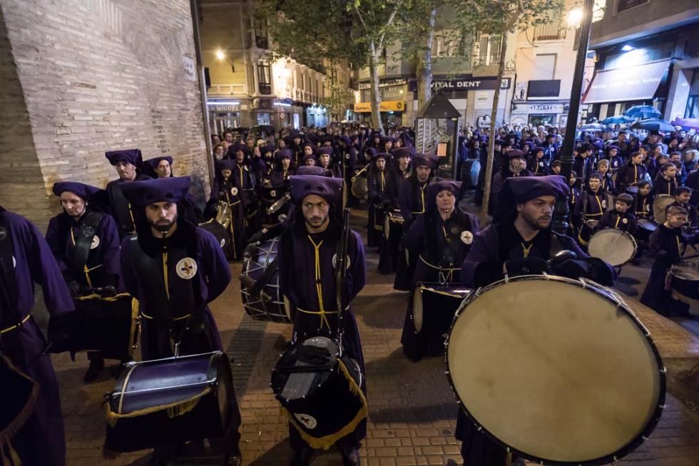 Imágenes de las procesiones del Lunes Santo en Zaragoza