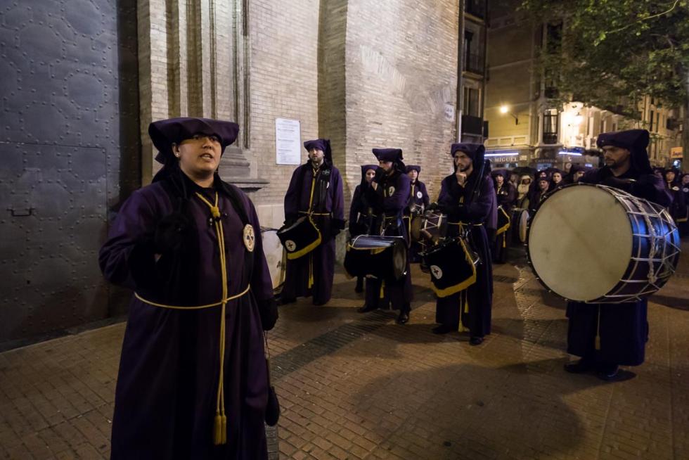 Imágenes de las procesiones del Lunes Santo en Zaragoza