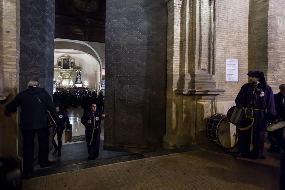 Imágenes de las procesiones del Lunes Santo en Zaragoza