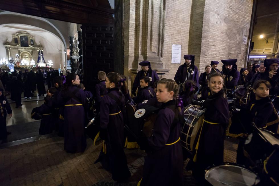 Imágenes de las procesiones del Lunes Santo en Zaragoza