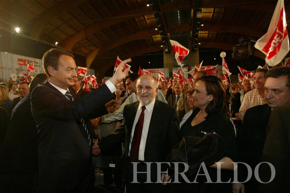Mitines celebrados en Aragón desde 1977 durante las elecciones generales