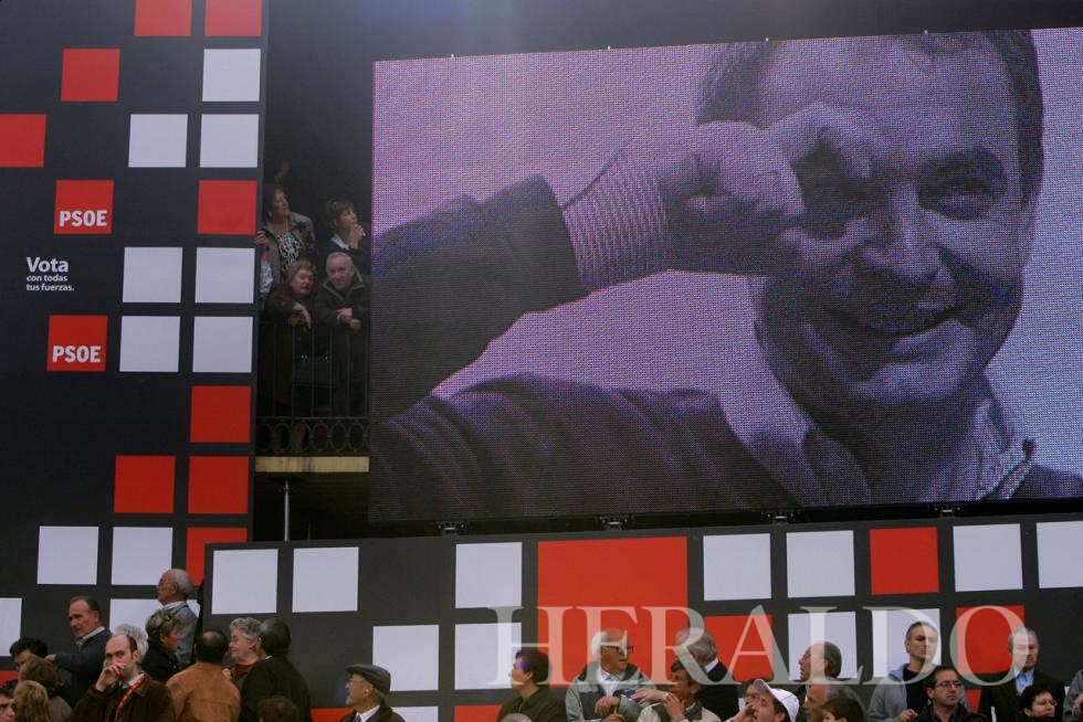Mitines celebrados en Aragón desde 1977 durante las elecciones generales