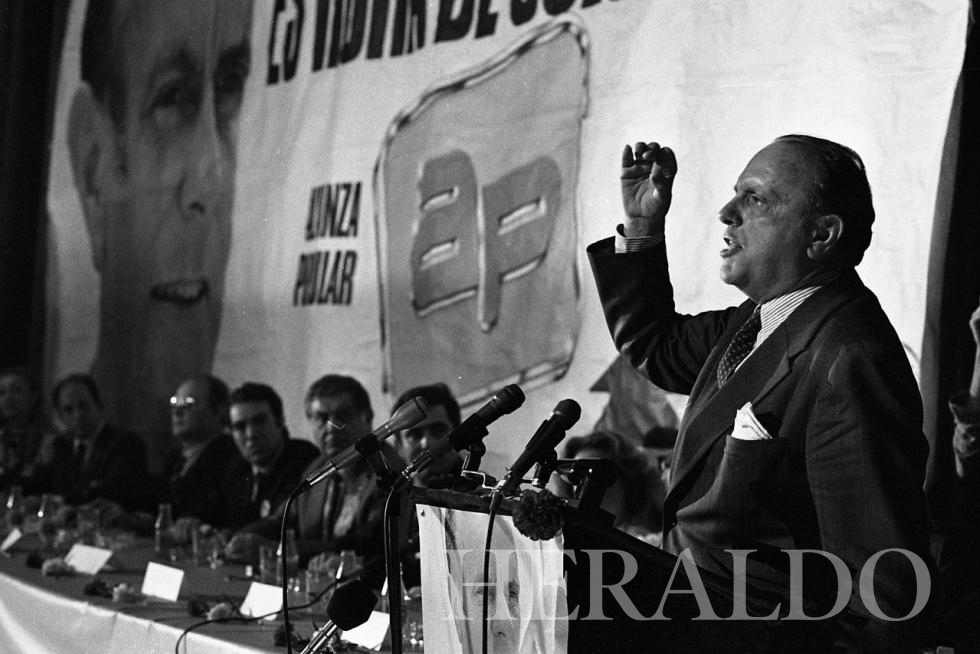 Mitines celebrados en Aragón desde 1977 durante las elecciones generales