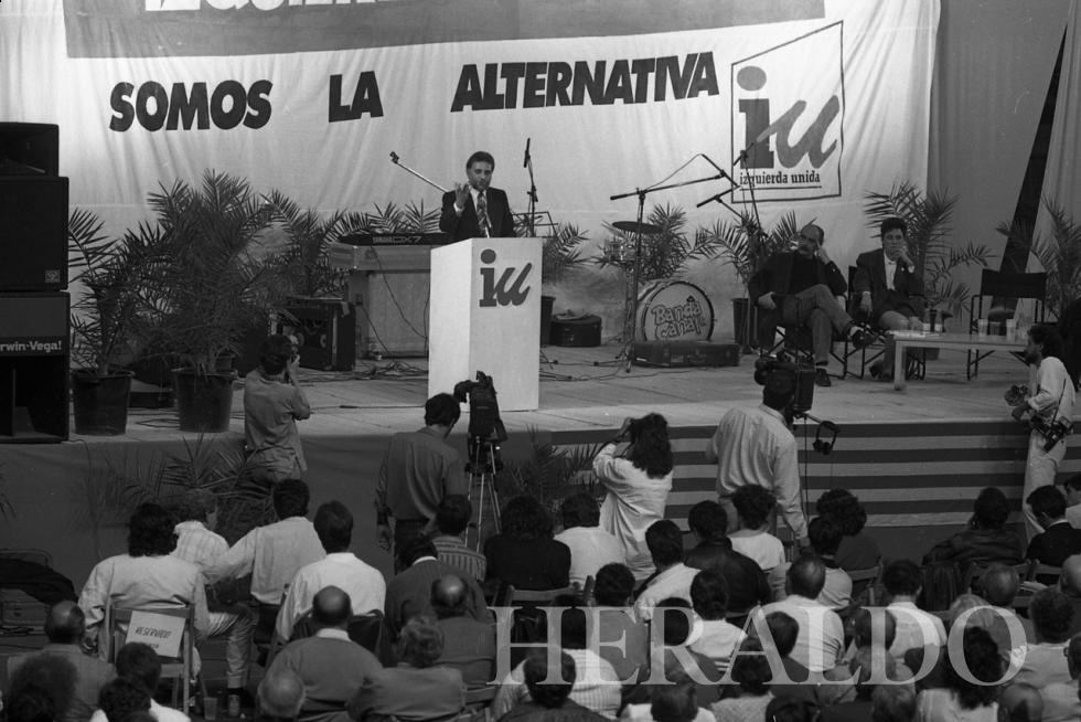Mitines celebrados en Aragón desde 1977 durante las elecciones generales