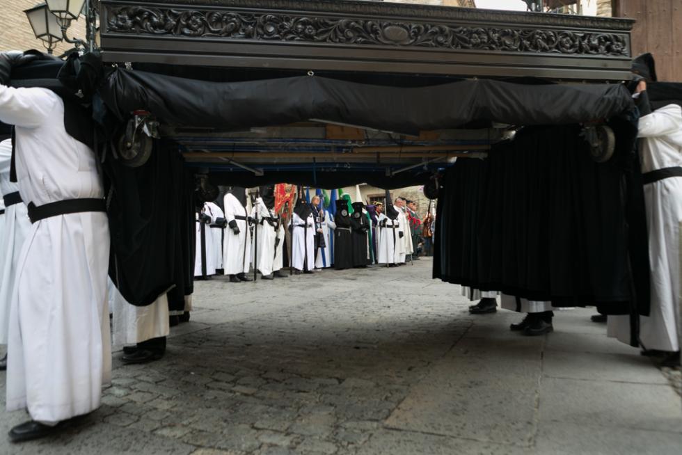 SEMANA SANTA 2019 PROCESION DE LA EXALTACION REAL MAESTRANZA DE CABALLERIA / 18-04-2019 / FOTO: ARANZAZU NAVARRO