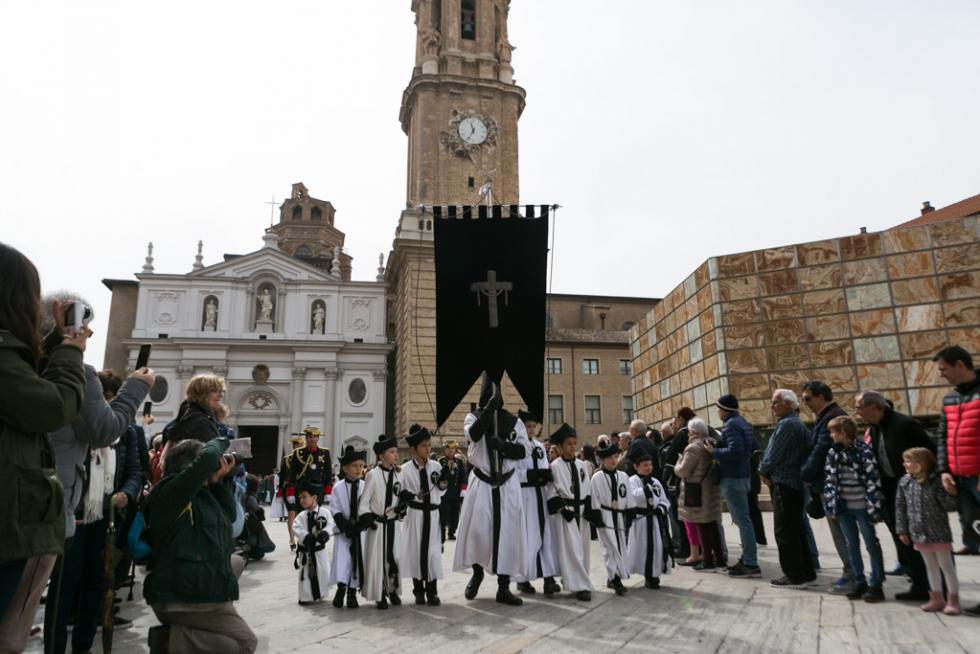 SEMANA SANTA 2019 PROCESION DE LA EXALTACION REAL MAESTRANZA DE CABALLERIA / 18-04-2019 / FOTO: ARANZAZU NAVARRO