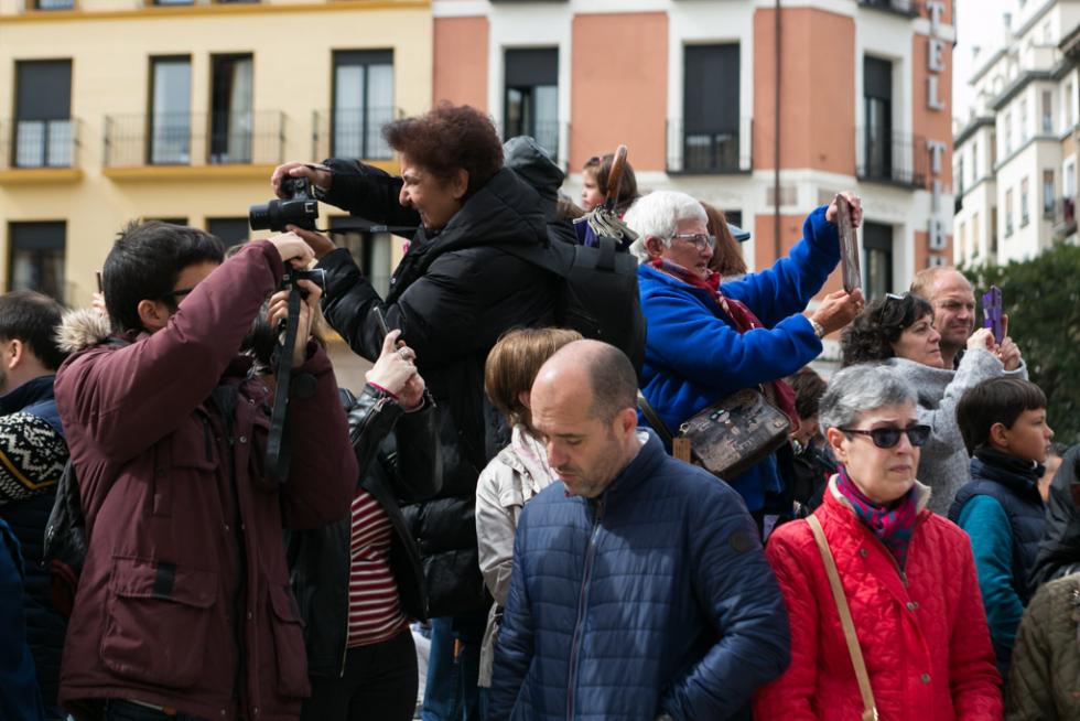 SEMANA SANTA 2019 PROCESION DE LA EXALTACION REAL MAESTRANZA DE CABALLERIA / 18-04-2019 / FOTO: ARANZAZU NAVARRO