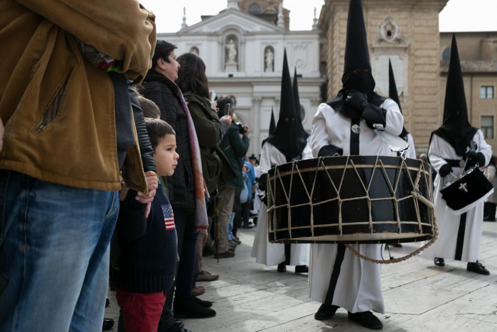 SEMANA SANTA 2019 PROCESION DE LA EXALTACION REAL MAESTRANZA DE CABALLERIA / 18-04-2019 / FOTO: ARANZAZU NAVARRO