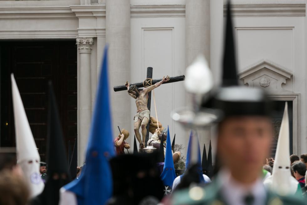 SEMANA SANTA 2019 PROCESION DE LA EXALTACION REAL MAESTRANZA DE CABALLERIA / 18-04-2019 / FOTO: ARANZAZU NAVARRO