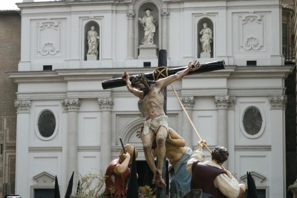 SEMANA SANTA 2019 PROCESION DE LA EXALTACION REAL MAESTRANZA DE CABALLERIA / 18-04-2019 / FOTO: ARANZAZU NAVARRO