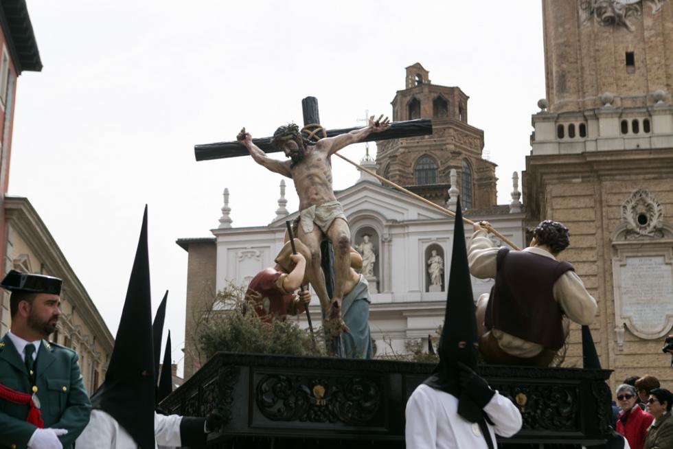 SEMANA SANTA 2019 PROCESION DE LA EXALTACION REAL MAESTRANZA DE CABALLERIA / 18-04-2019 / FOTO: ARANZAZU NAVARRO