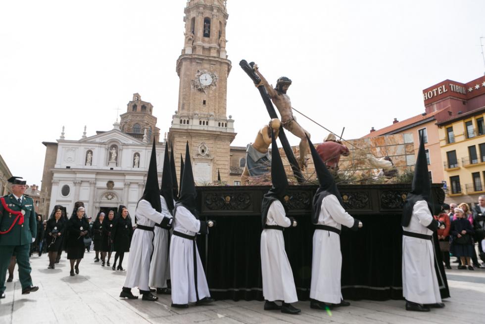 SEMANA SANTA 2019 PROCESION DE LA EXALTACION REAL MAESTRANZA DE CABALLERIA / 18-04-2019 / FOTO: ARANZAZU NAVARRO